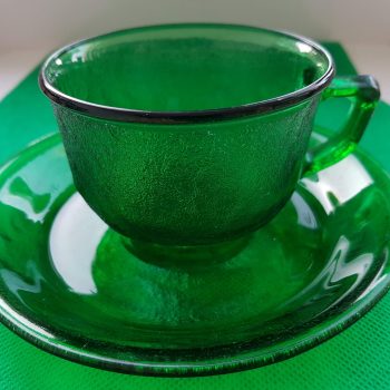 Arcopal France. Arcoroc Siera. Kop glas groen. Zonder schotel! Per stuk