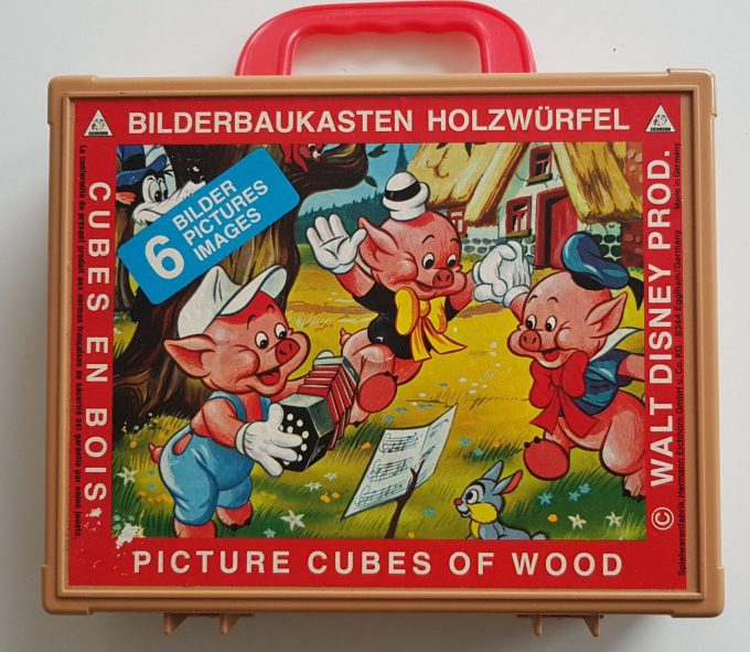 Eichhorn. Federal Republik of Germany. Vintage Blokpuzzel 15 blokken. Walt Disney 6 Plaatjes 1