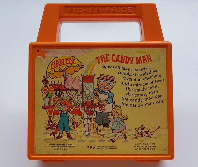 Fisher Price. The Candy Man music box. Very Vintage 2