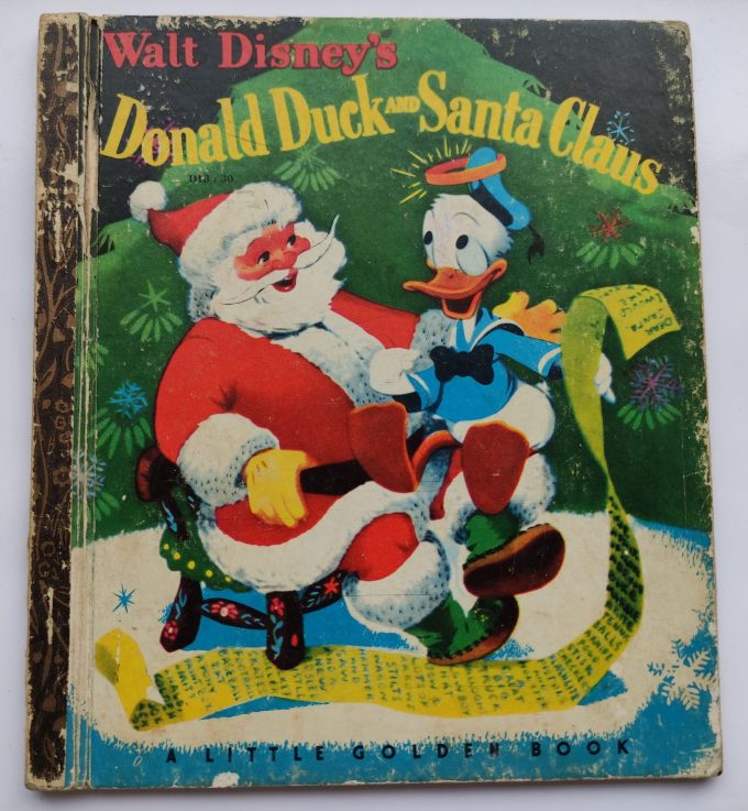 Little Golden Books: Donald Duck and Santa Claus. 1