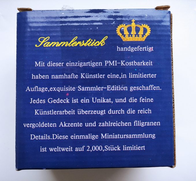 PMJ Jubiläums-Edition. Sammlerstück. Verzamel editie.. Handgemaakt. Koffie kop en schotel 5