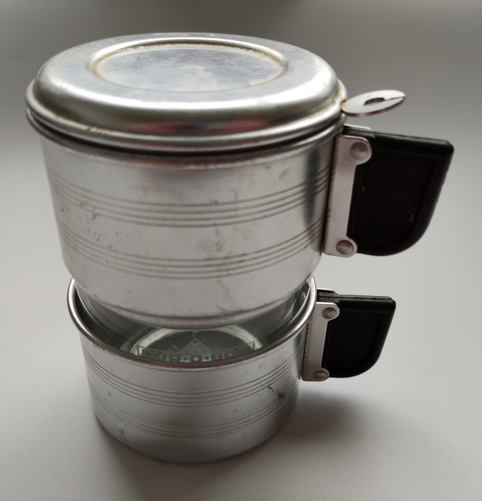 Umal. Made in Belgium. Dur-O-Bor Koffiezet set filterkoffie apparaat. 1