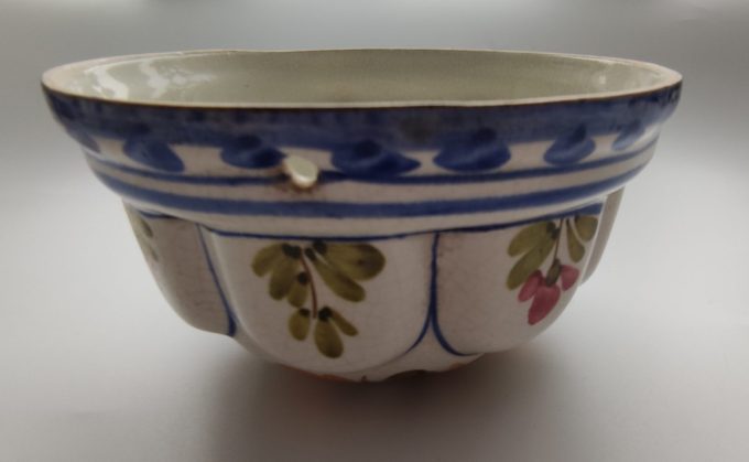 Vintage Ceramiche ABC. Bassano. Made in Italy. Handbeschilderde mal. Met bloemmotief. 15.5 x 8.5 cm ) 3
