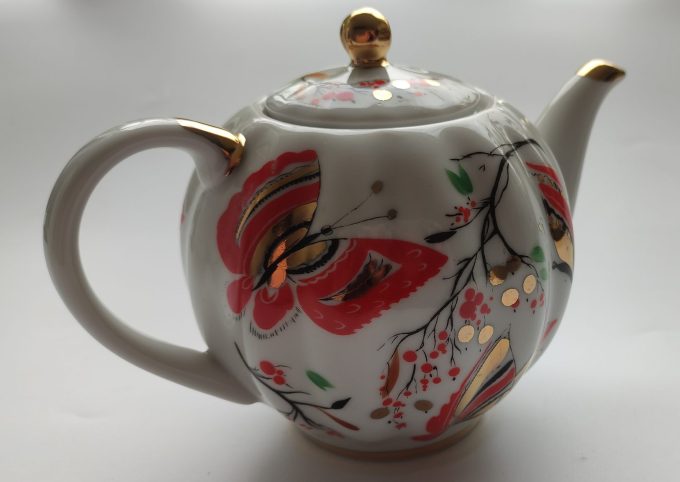 Vintage Imperial Lomonosov. Theepot. 1