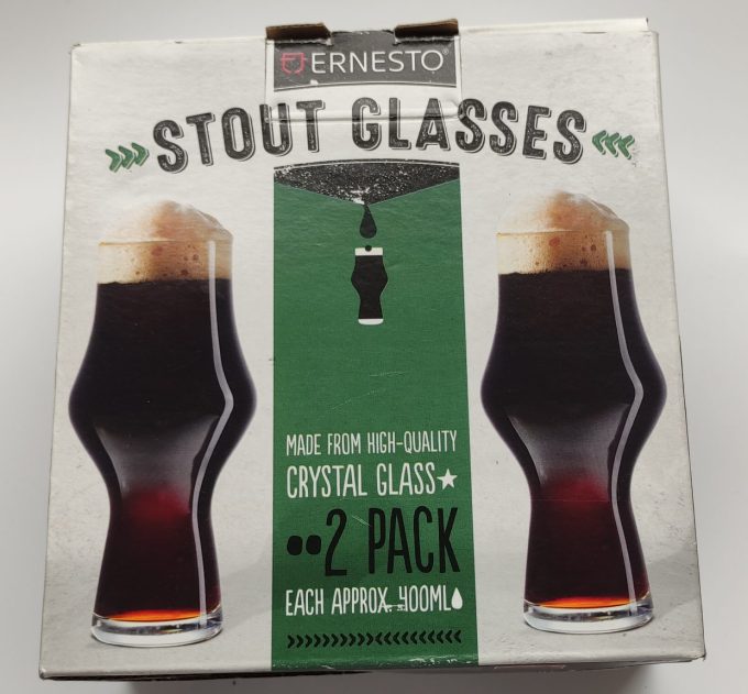 Ernesto. Stout Glasses. Set van 2 glazen in doos. 1