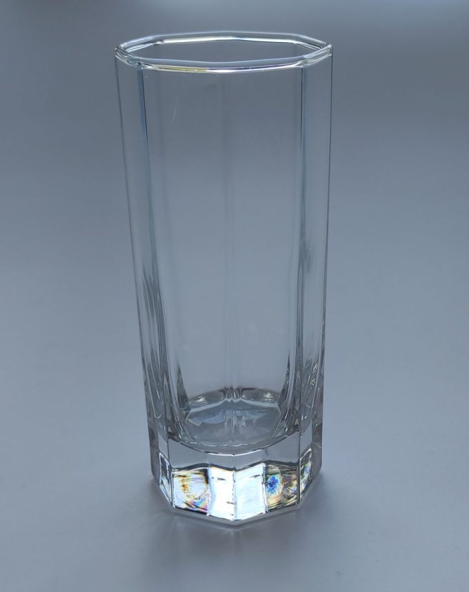 Luminarc, Verre d'Aroues France. Octime.(8 kantig) borrel en/of likeur glas. Per stuk 4