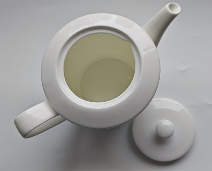 Rosenthal White Curve. Premium Bone China. Theepot wit. - Afbeelding 5