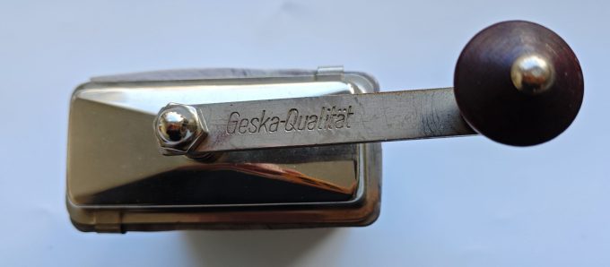 Geska-Fortschritt. Made in Germany.  Vintage koffiemolen. - Afbeelding 6