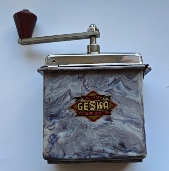 Geska-Fortschritt. Made in Germany.  Vintage koffiemolen. - Afbeelding 7