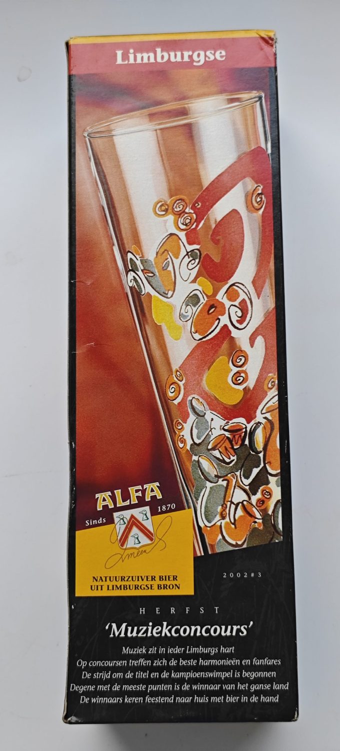 Alfa Brouwerij. Verzamelglas 2002#3. Herfst / Muziekconcours. - Afbeelding 3